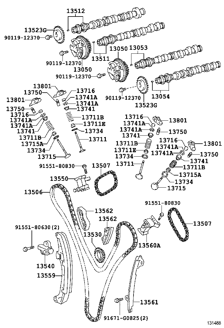  RX270 350 450H |  CAMSHAFT VALVE