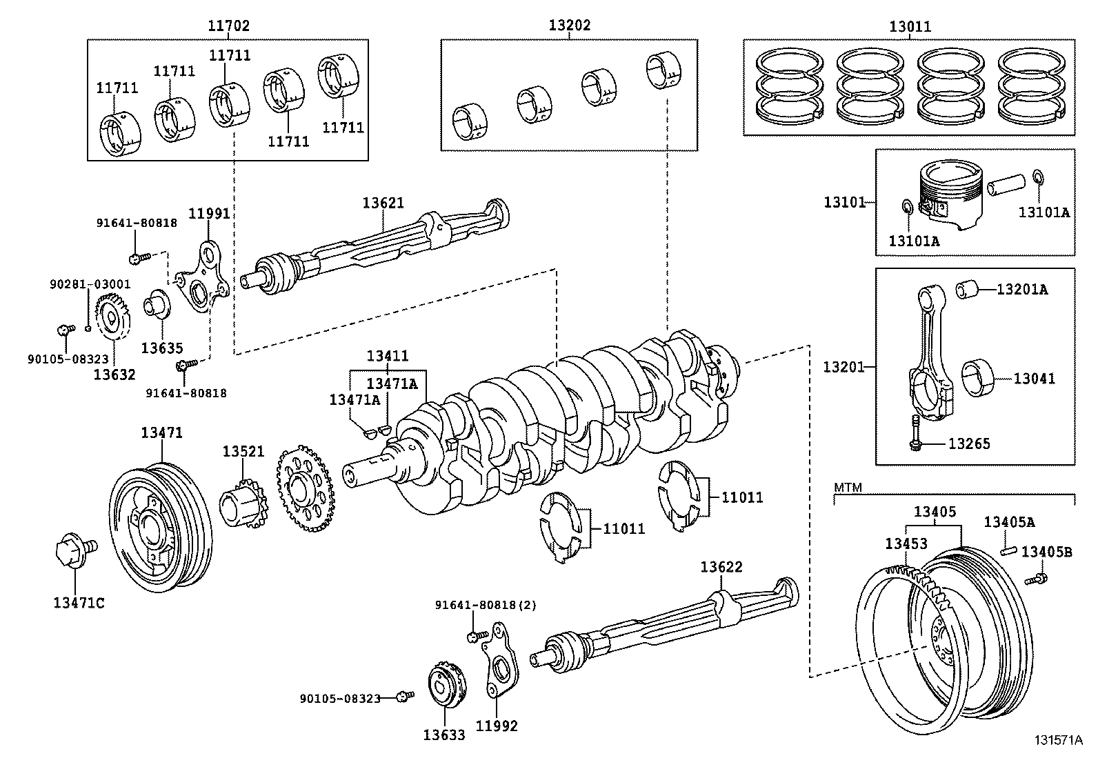  LAND CRUISER PRADO |  CRANKSHAFT PISTON