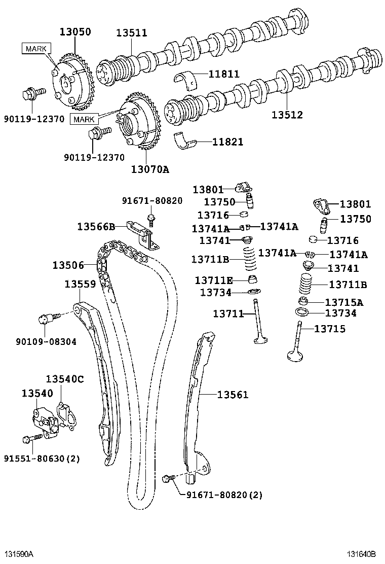  RX270 350 450H |  CAMSHAFT VALVE