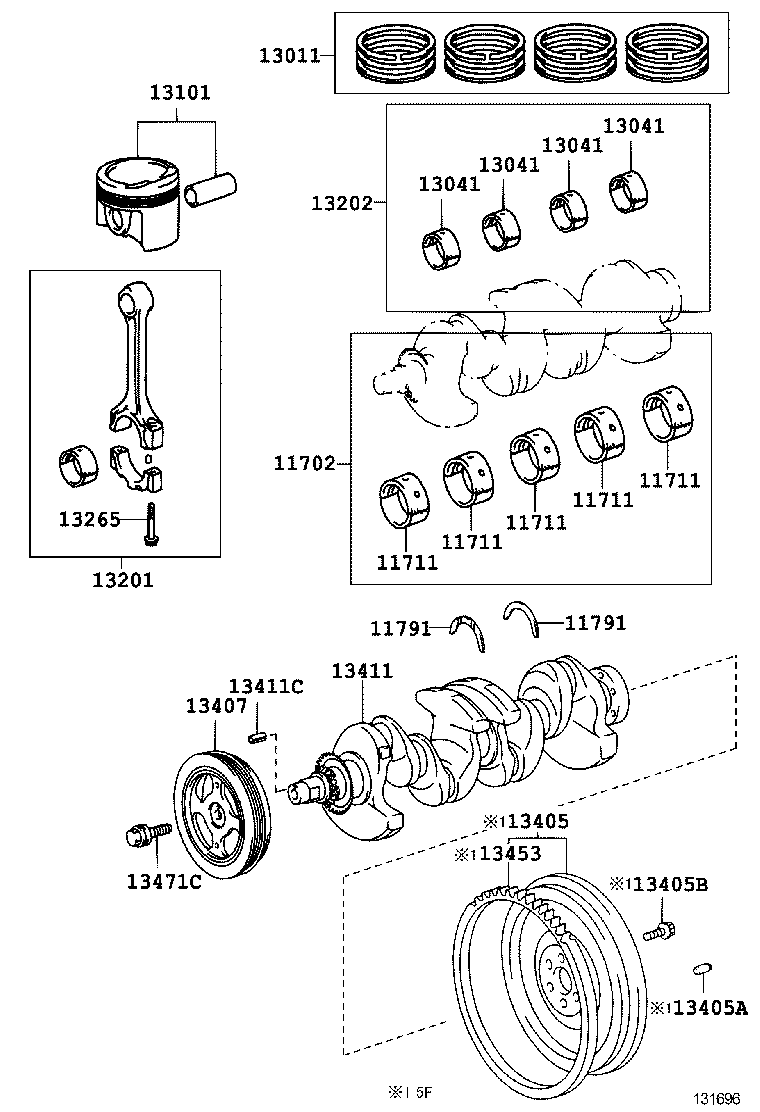  YARIS |  CRANKSHAFT PISTON