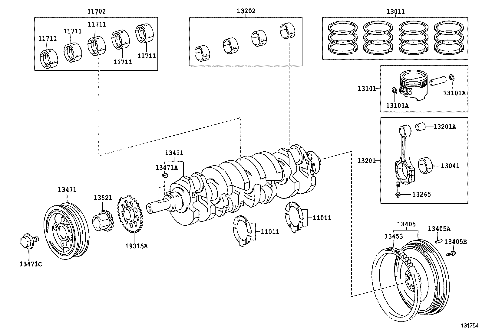  HILUX |  CRANKSHAFT PISTON