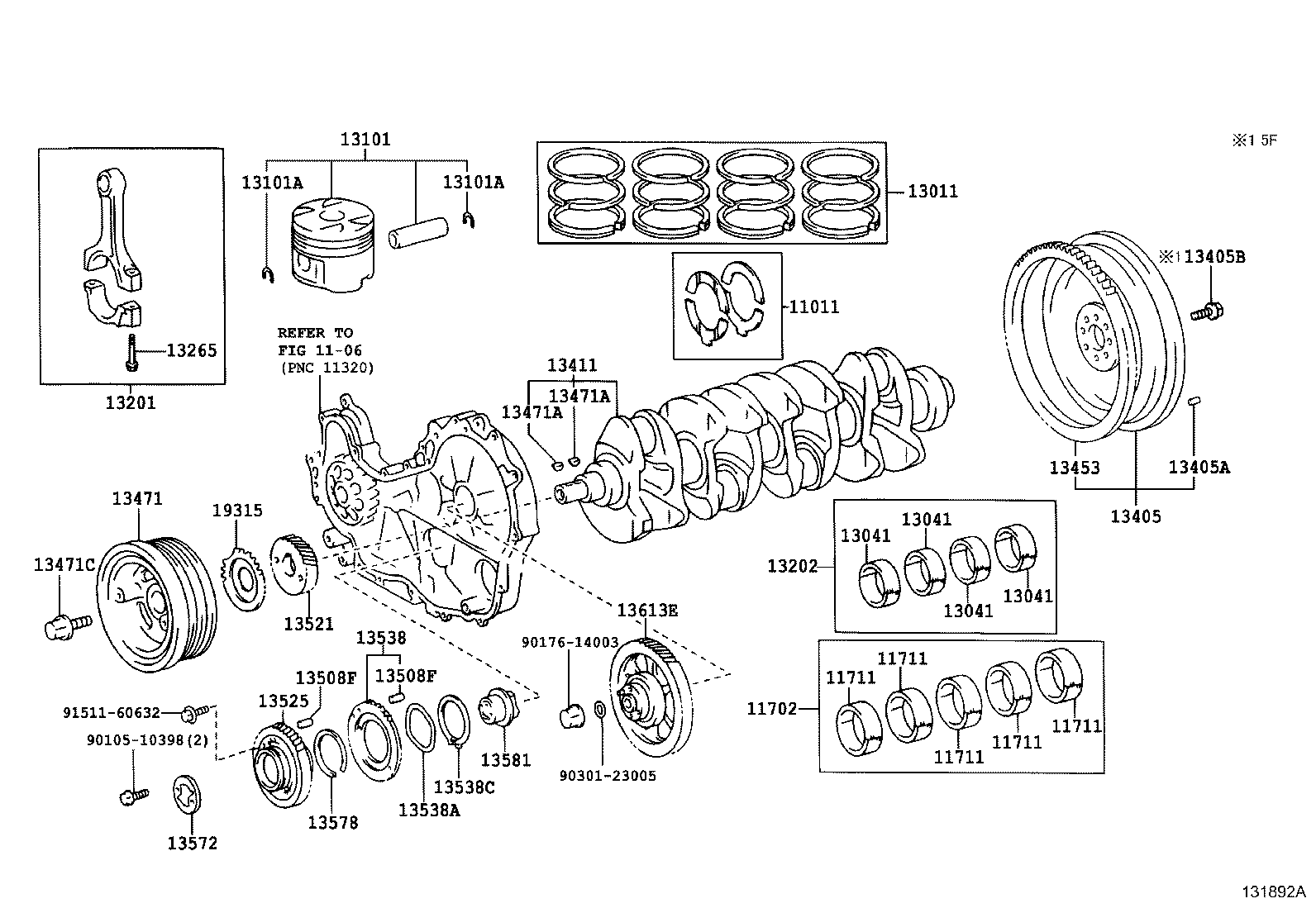  HILUX |  CRANKSHAFT PISTON