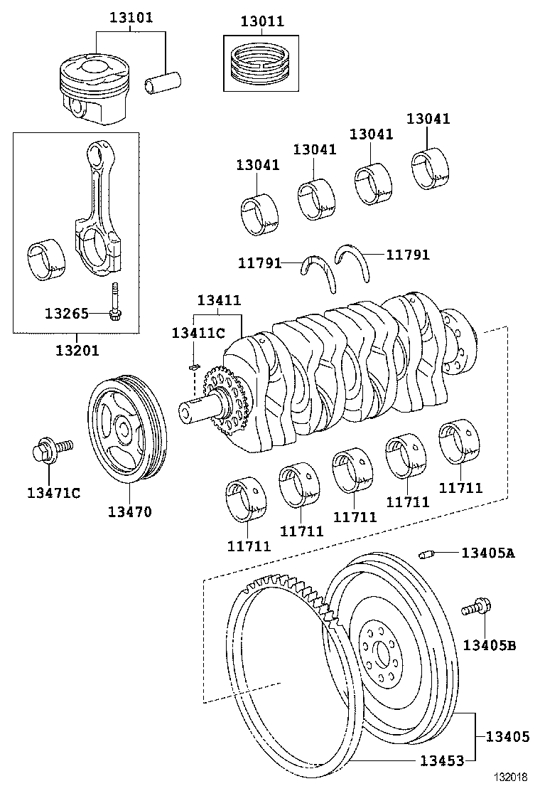  YARIS |  CRANKSHAFT PISTON