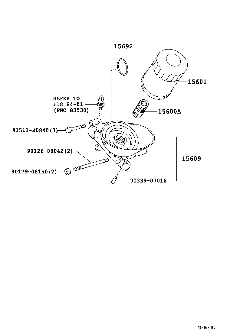 TOYOTA FJ CRUISERGSJ15LGKFSKY TOOLENGINEFUEL OIL FILTER Japan