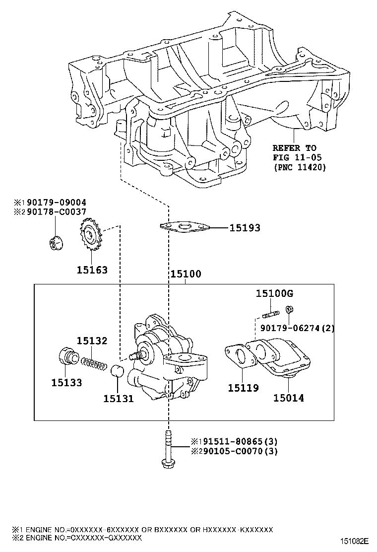  PREVIA TARAGO |  ENGINE OIL PUMP