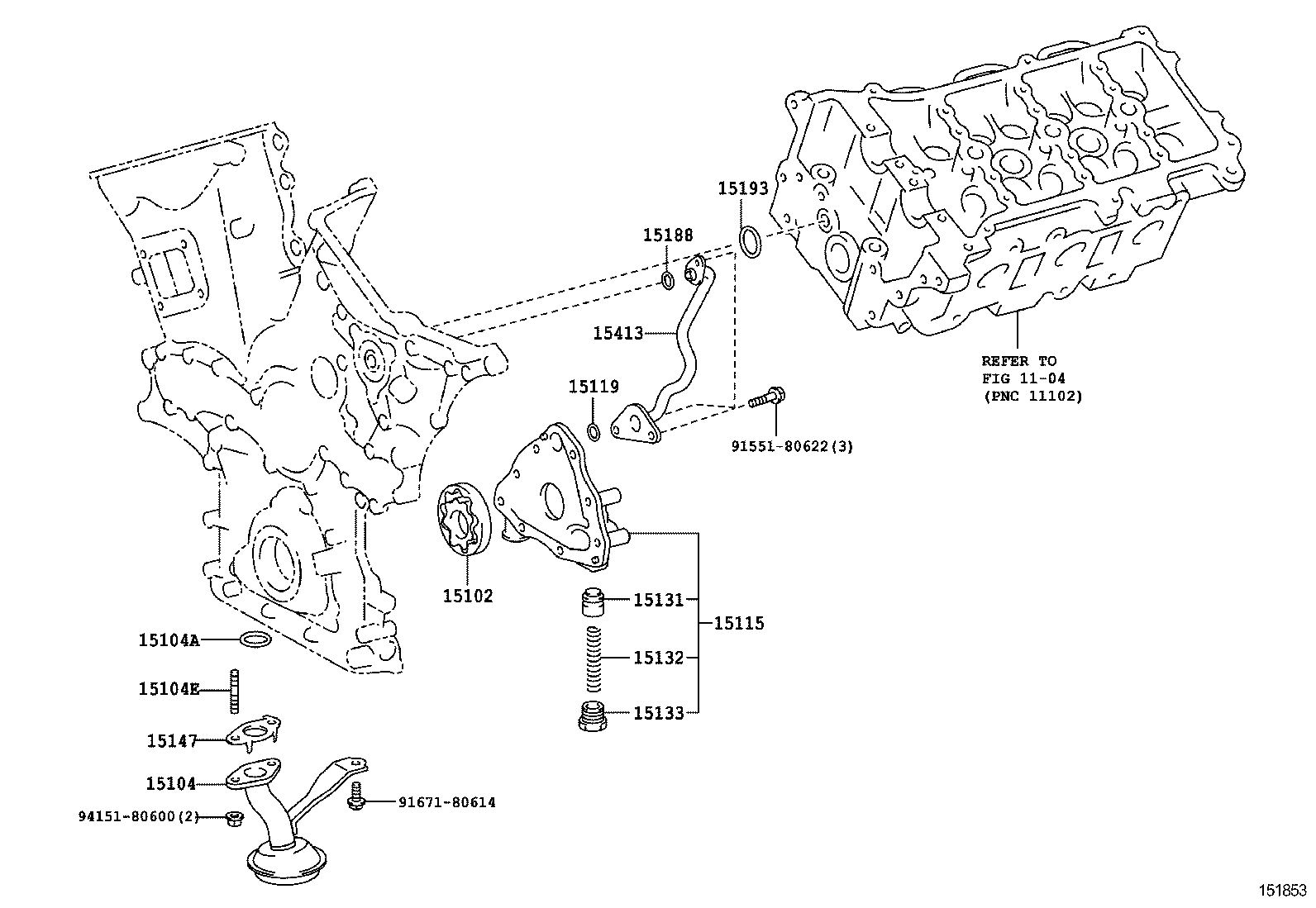  FORTUNER |  ENGINE OIL PUMP