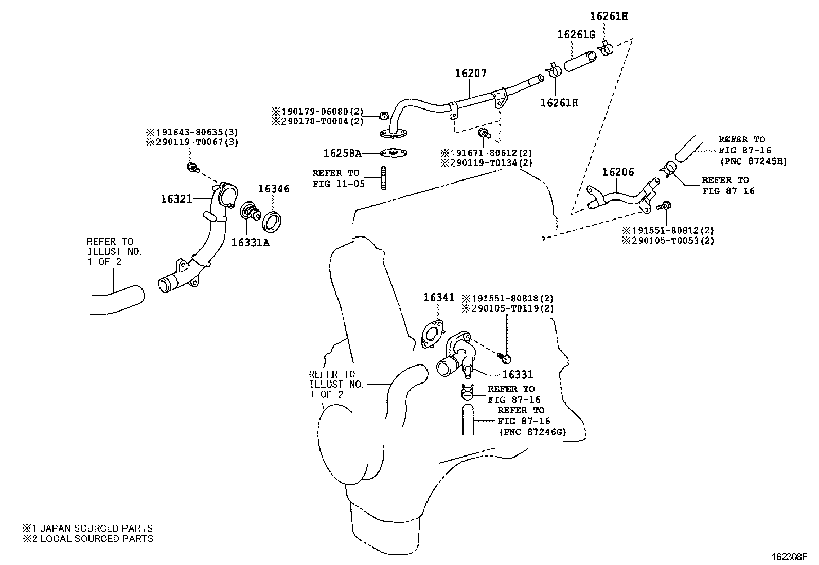  INNOVA KIJANG INNOVA |  RADIATOR WATER OUTLET