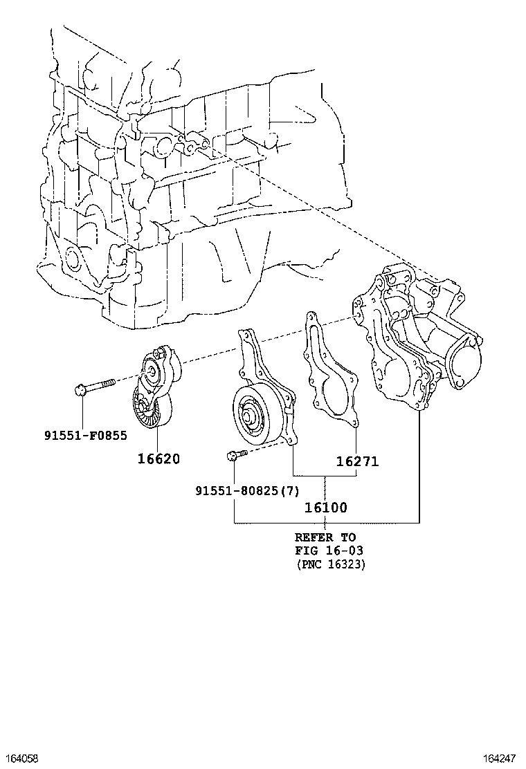  RX270 350 450H |  WATER PUMP