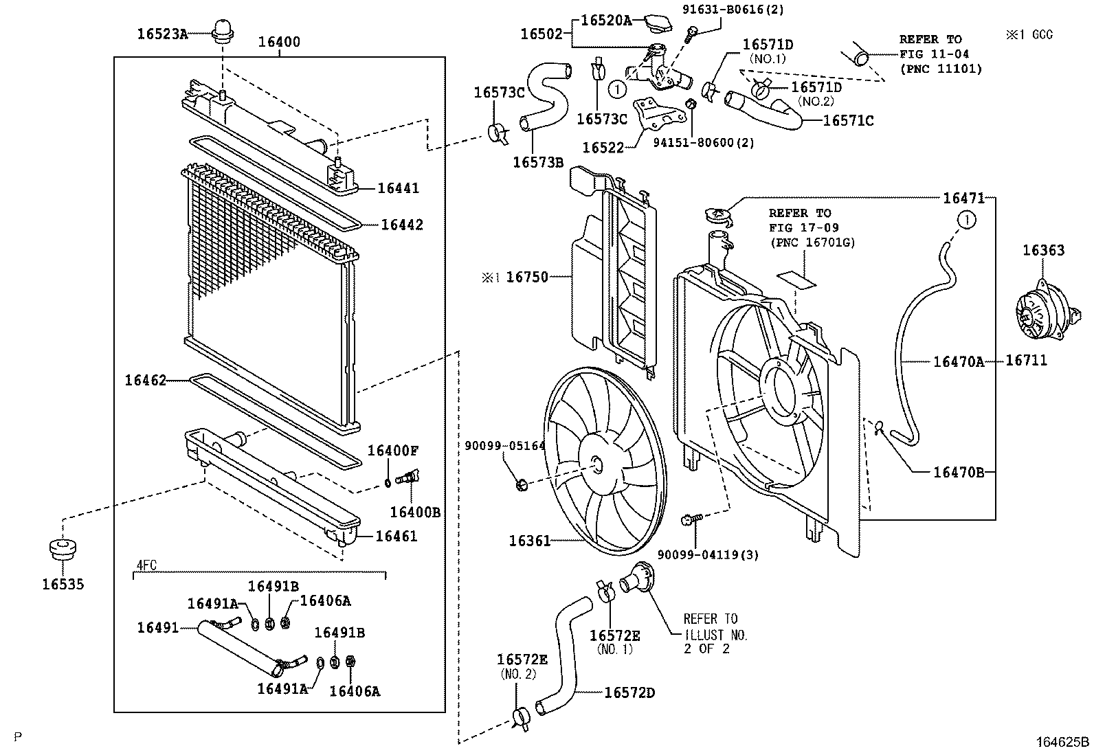  YARIS |  RADIATOR WATER OUTLET