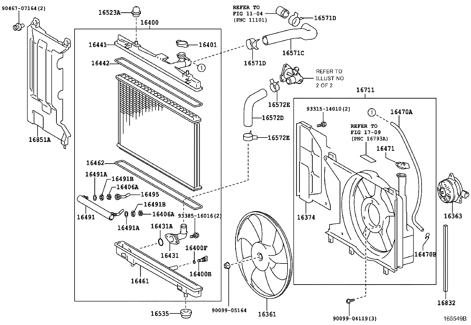  YARIS |  RADIATOR WATER OUTLET