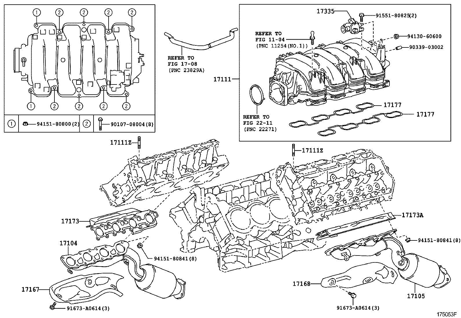  LS460 460L |  MANIFOLD