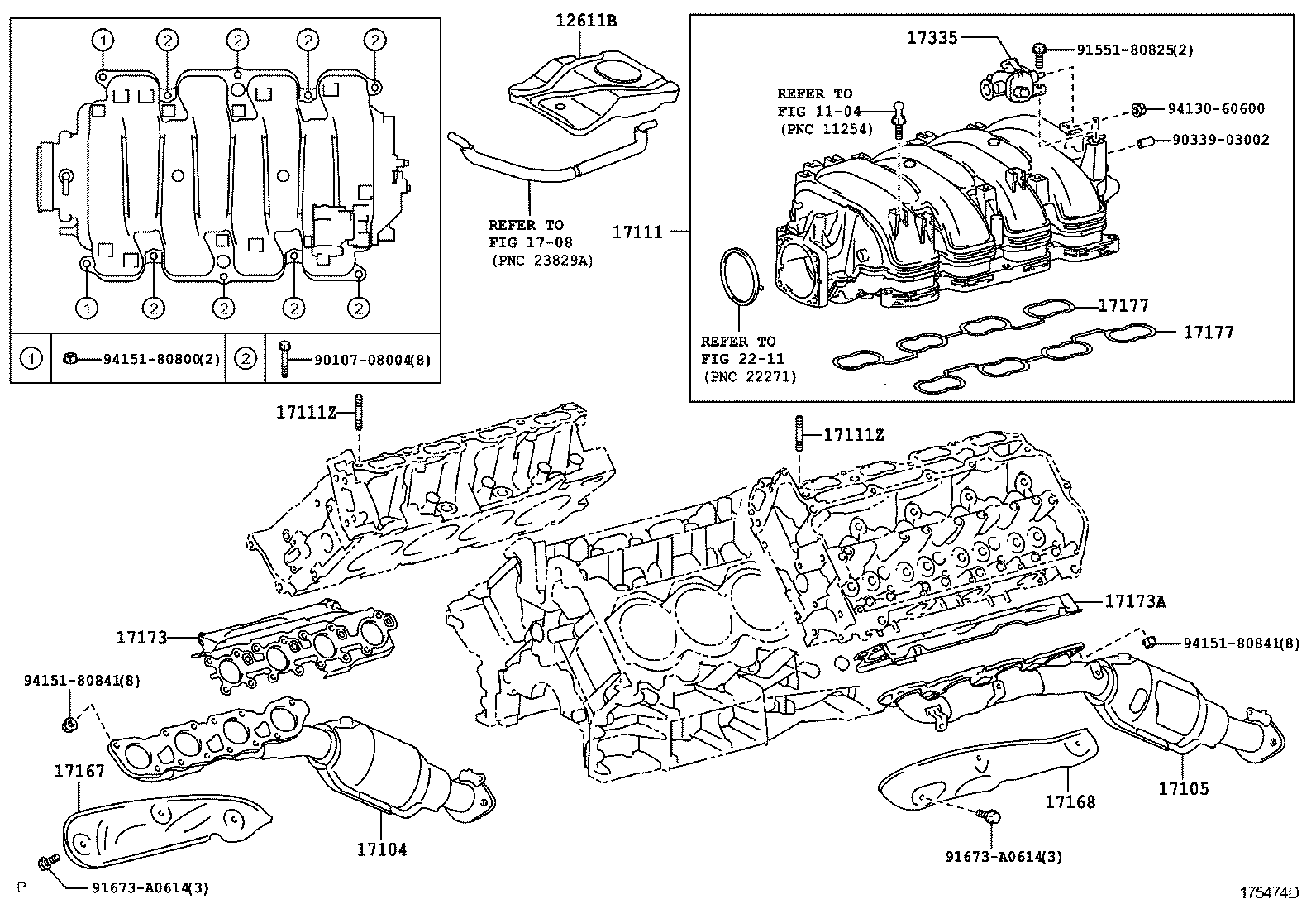  LS600H 600HL |  MANIFOLD