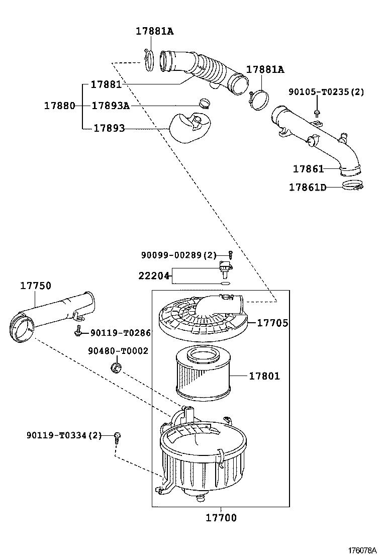  HILUX |  AIR CLEANER