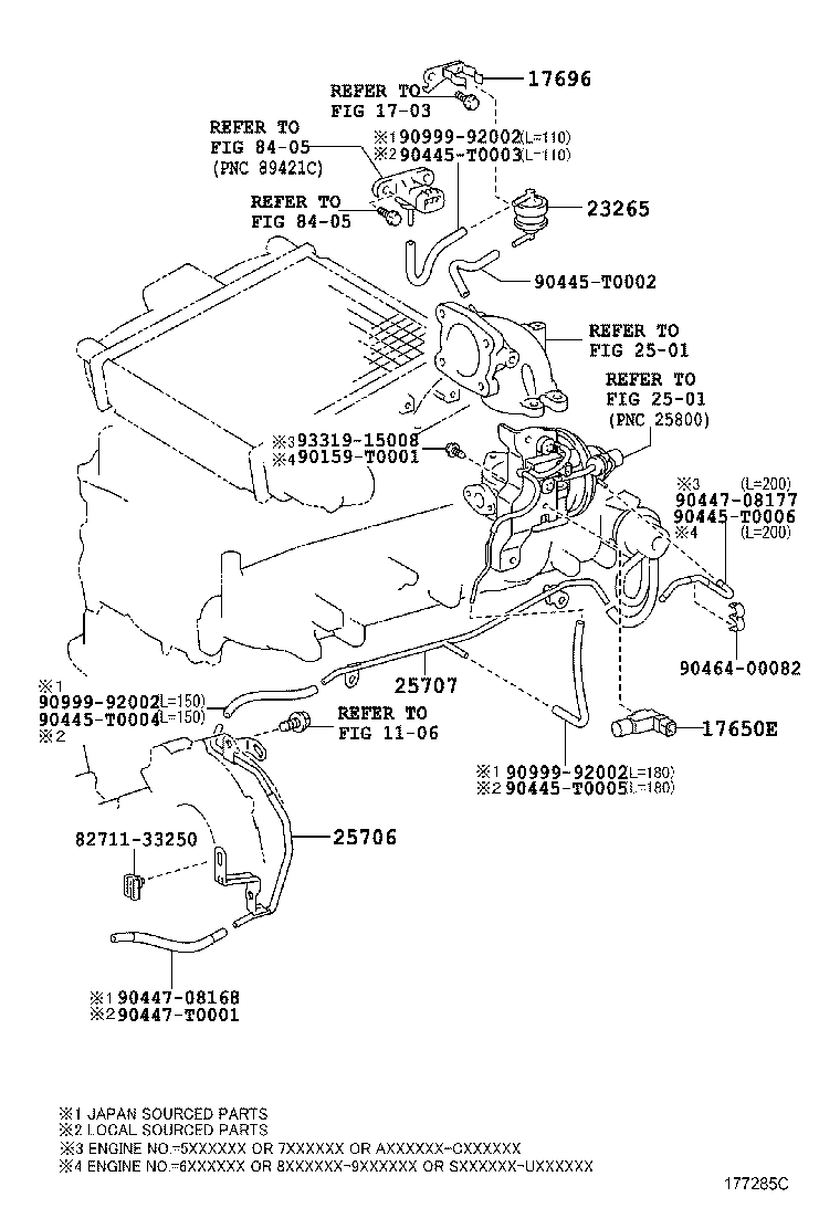  HILUX |  VACUUM PIPING