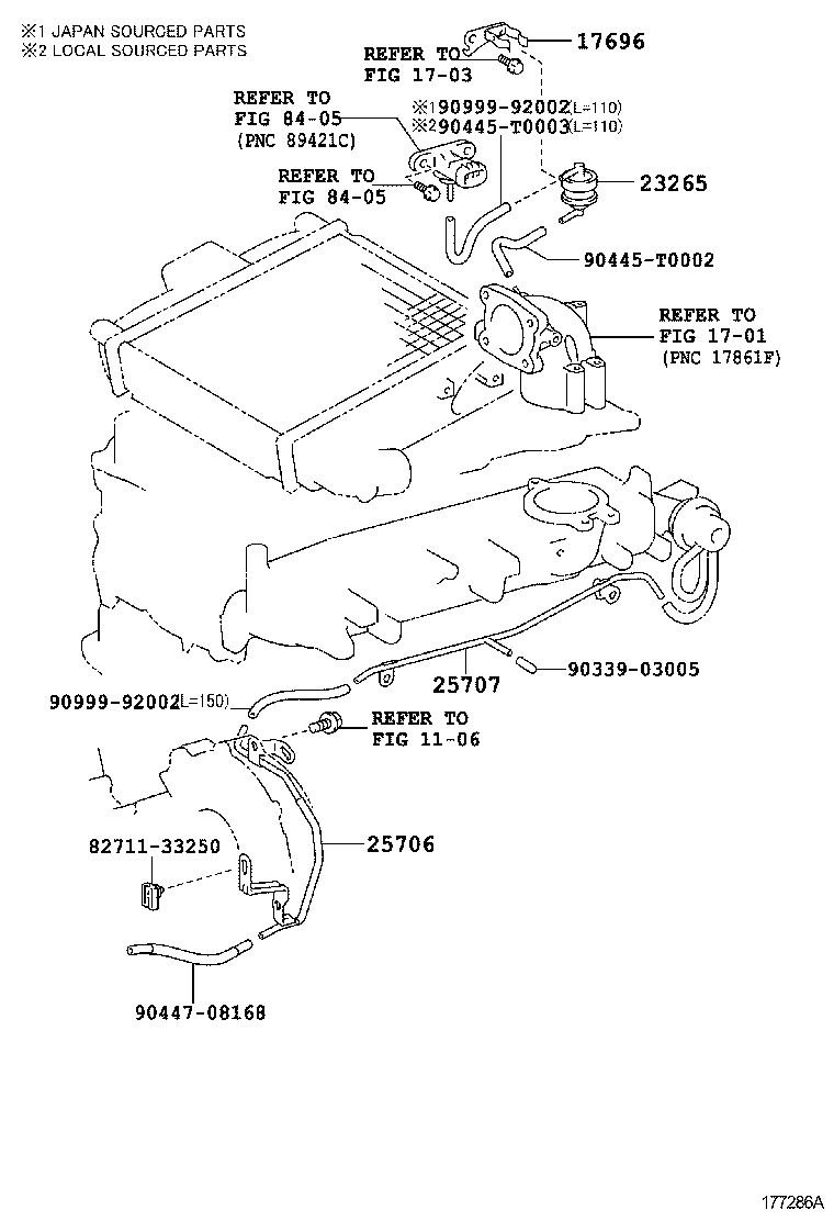  HILUX |  VACUUM PIPING