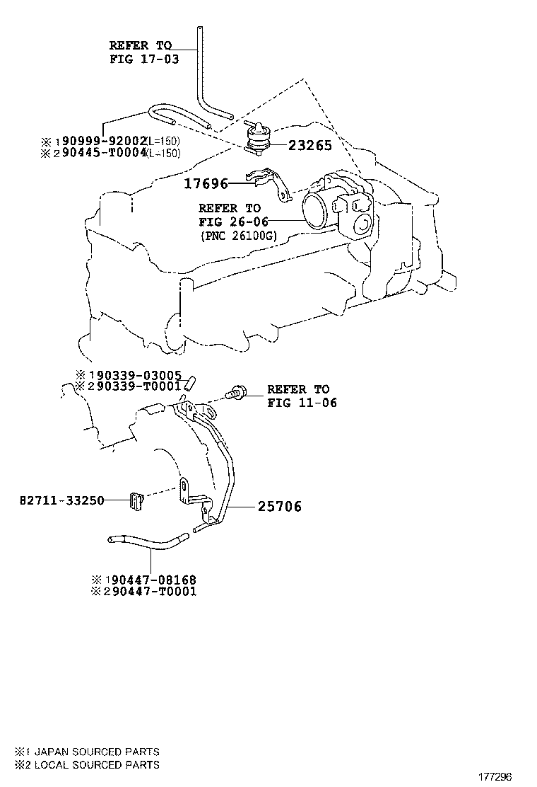  HILUX |  VACUUM PIPING