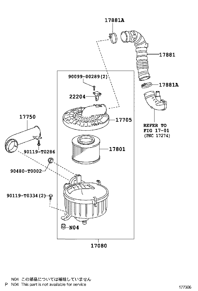  HILUX |  AIR CLEANER