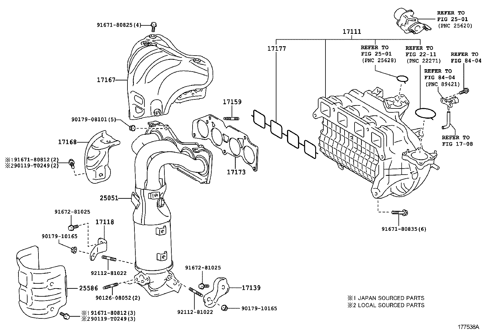  CAMRY AURION HV ARL |  MANIFOLD