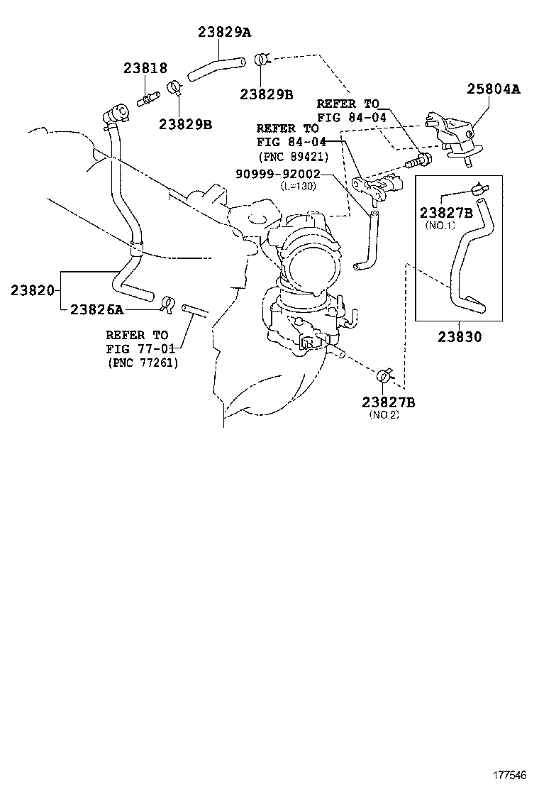  CAMRY AURION HV ARL |  VACUUM PIPING