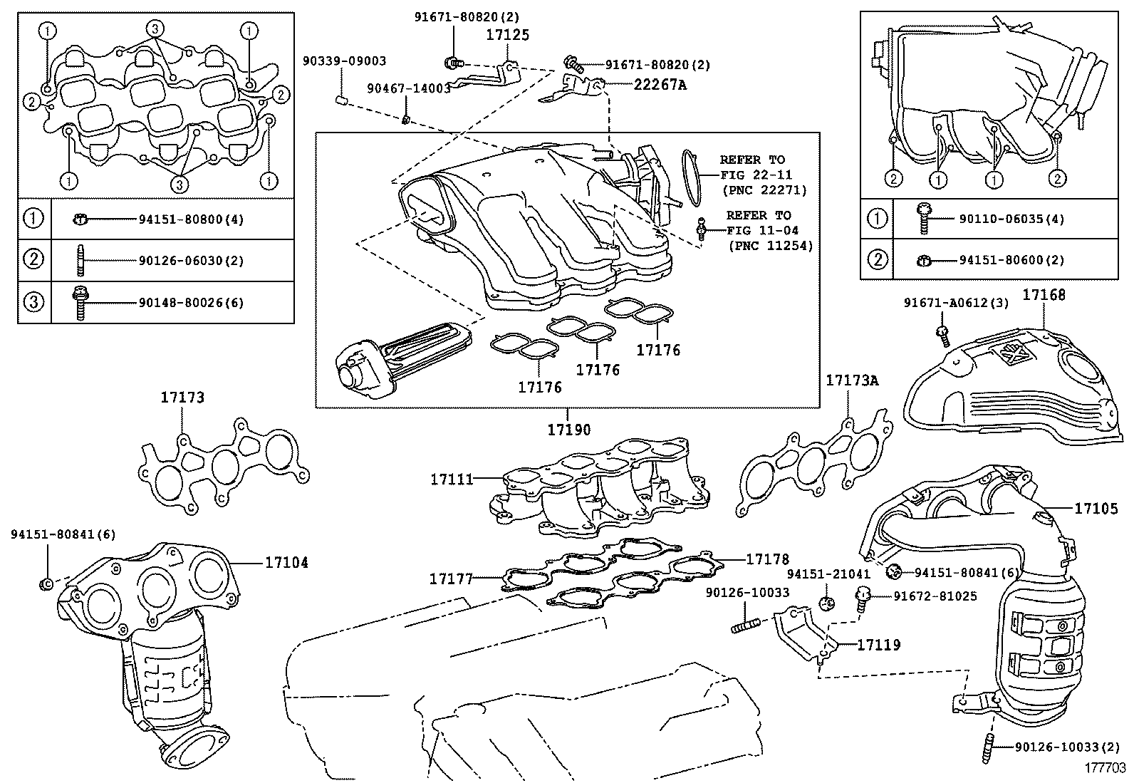  ES250 350 300H |  MANIFOLD