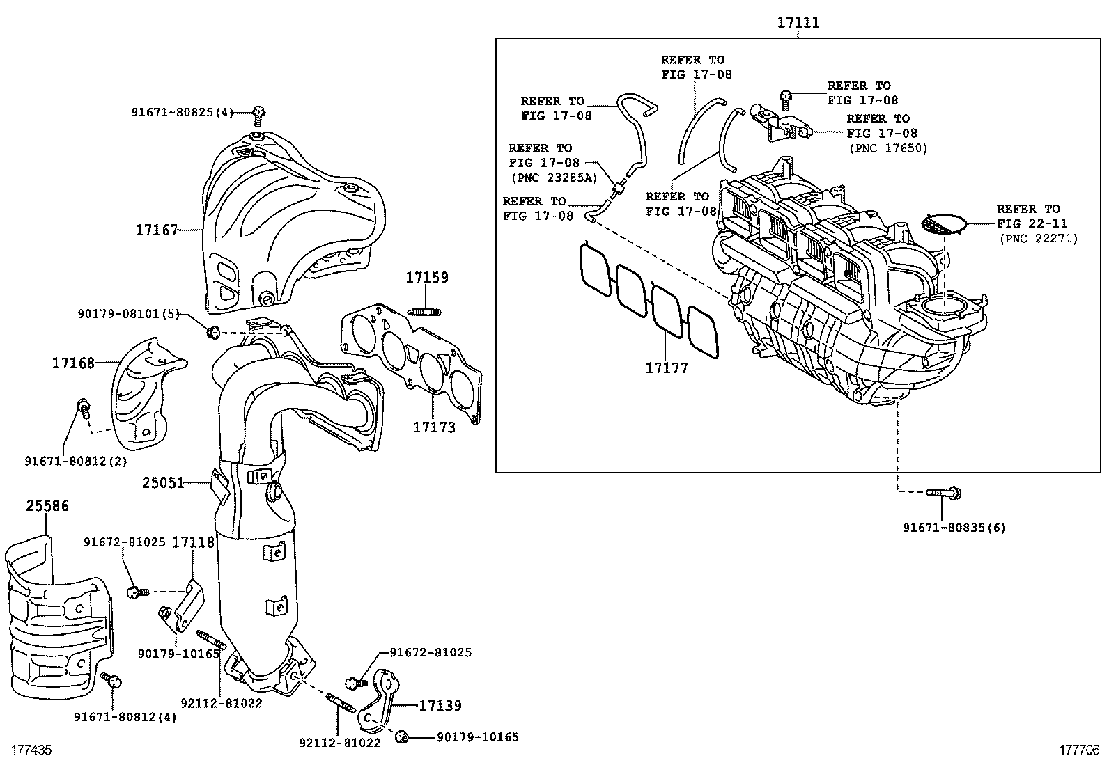  ES250 350 300H |  MANIFOLD