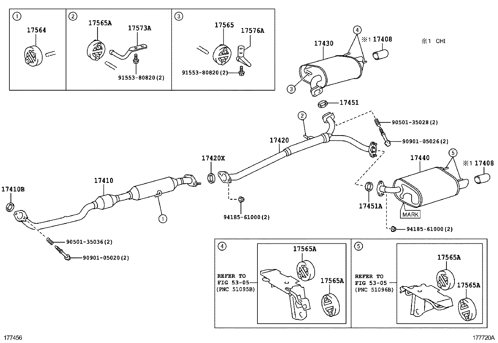  ES250 350 300H |  EXHAUST PIPE