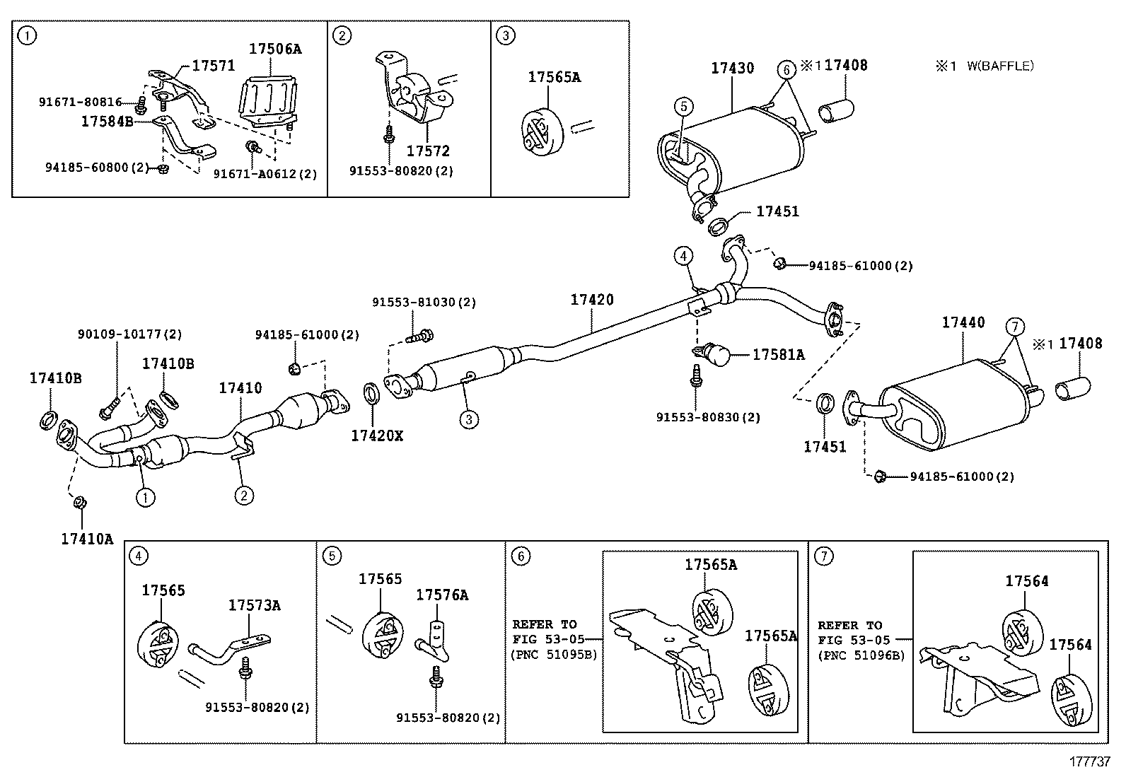  ES250 350 300H |  EXHAUST PIPE