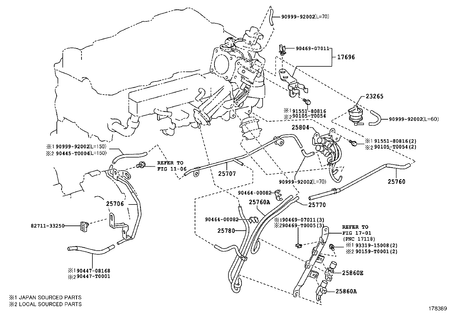  HILUX |  VACUUM PIPING