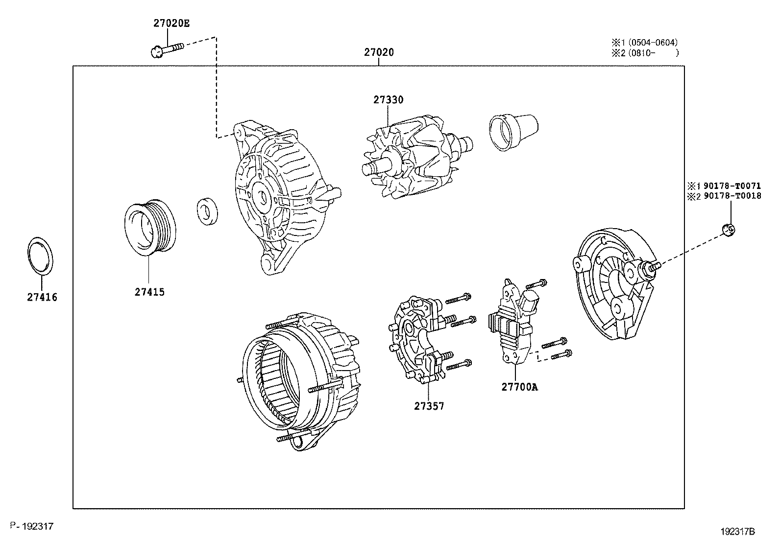  HILUX |  ALTERNATOR