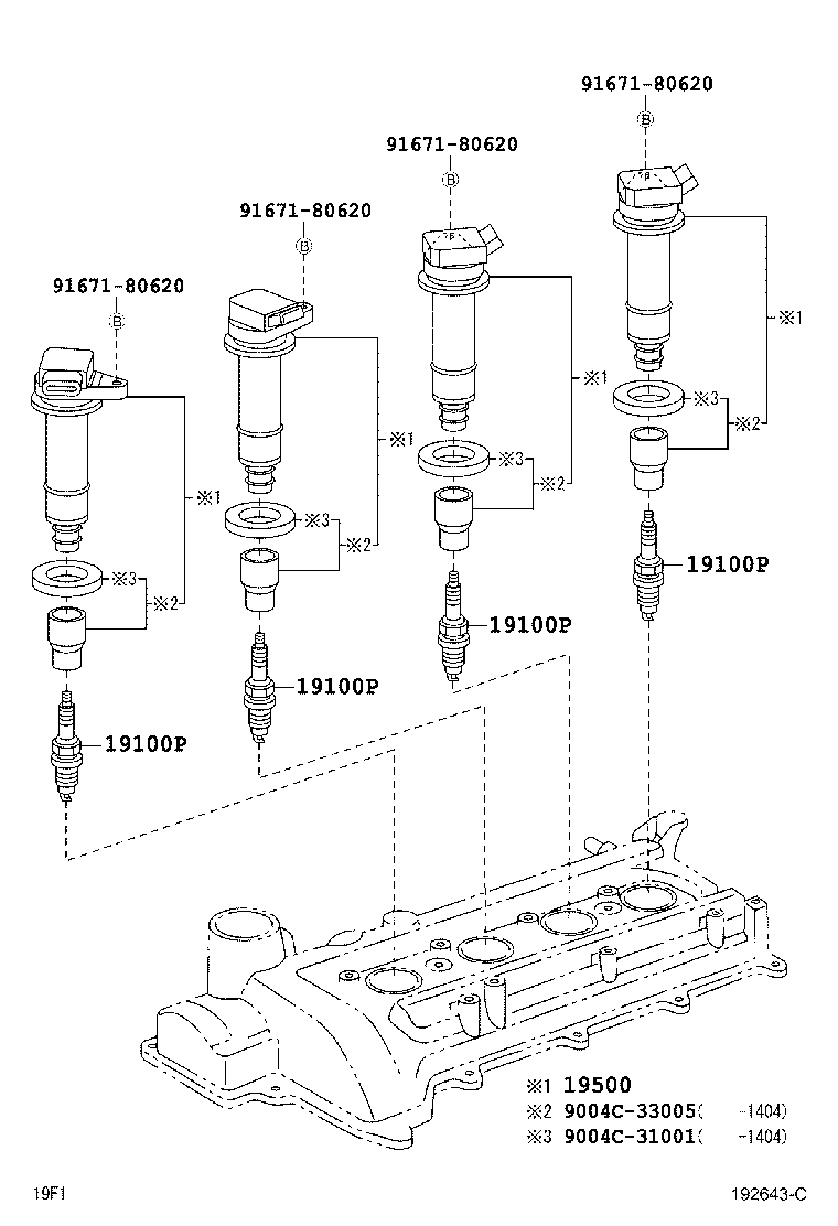  RUSH |  IGNITION COIL SPARK PLUG