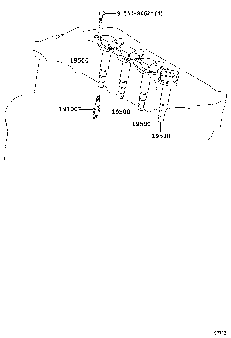  CT200H |  IGNITION COIL SPARK PLUG