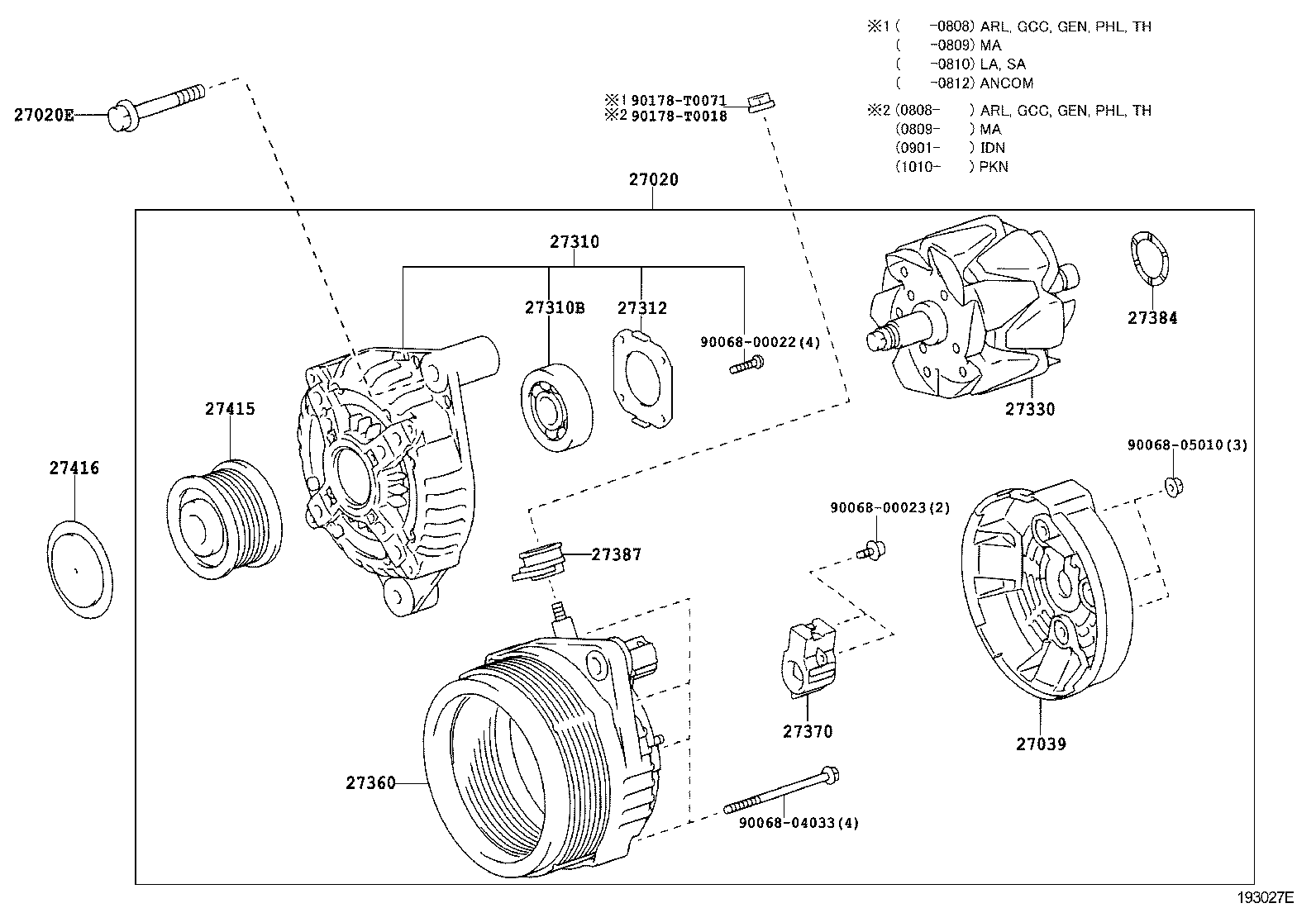 HILUX |  ALTERNATOR