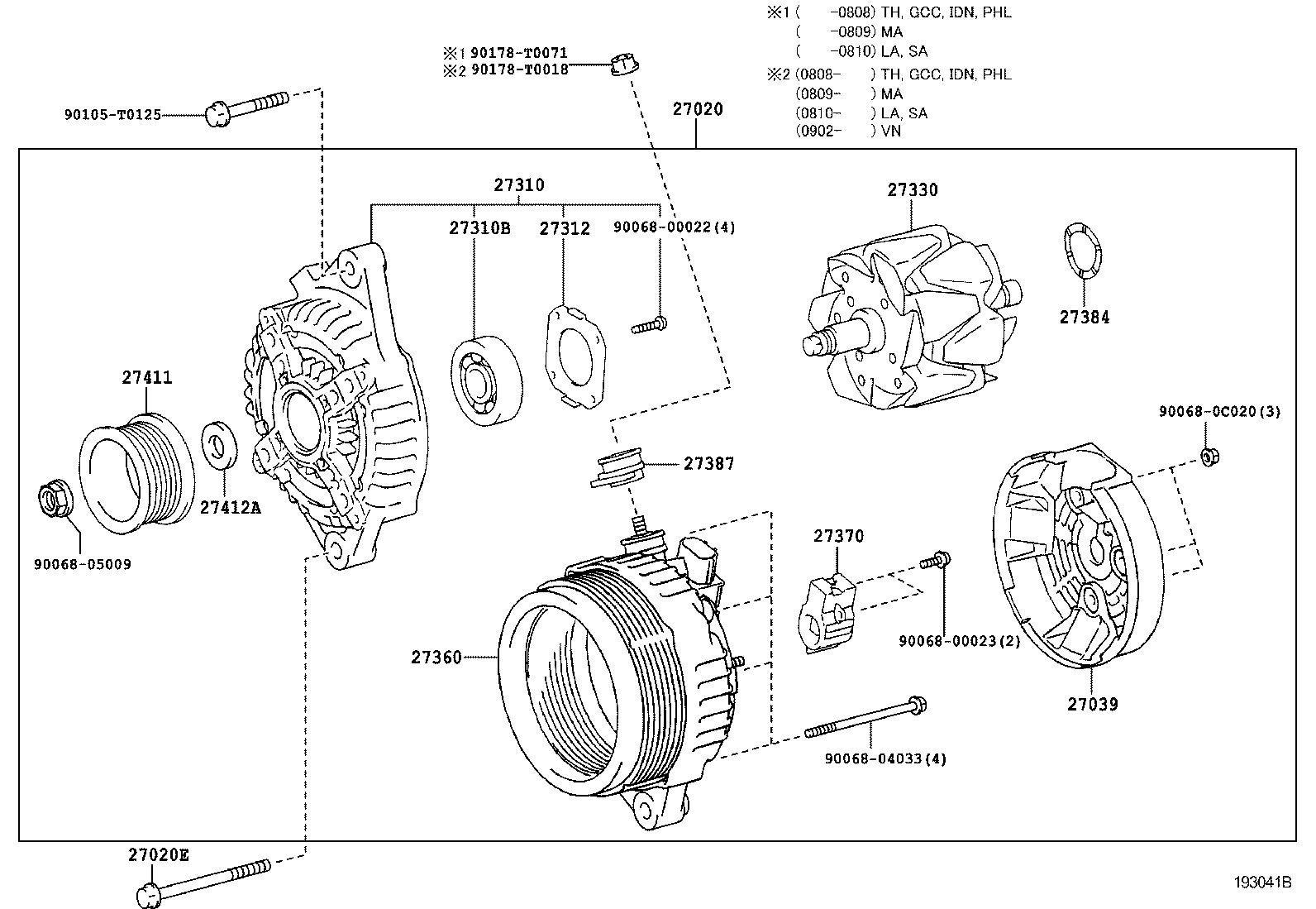  FORTUNER |  ALTERNATOR