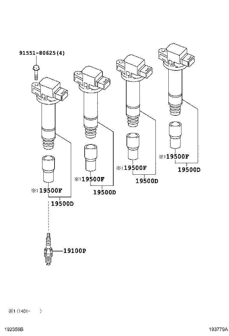  YARIS |  IGNITION COIL SPARK PLUG