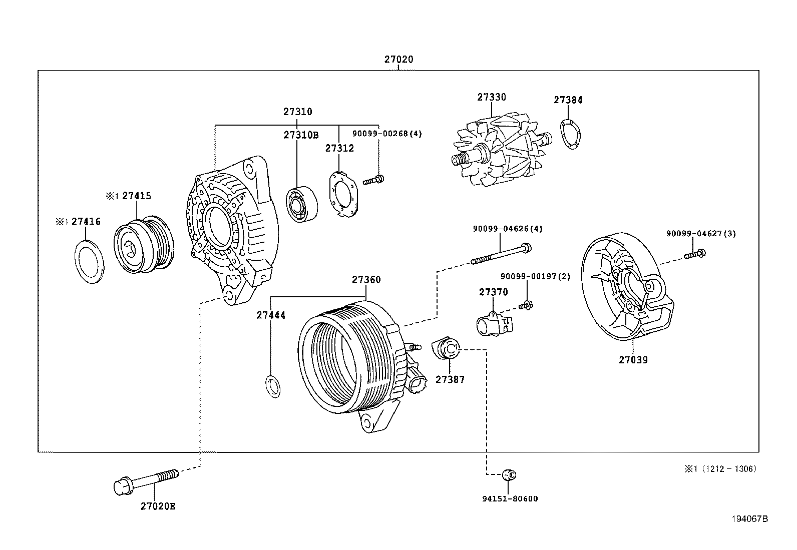  RAV4 |  ALTERNATOR