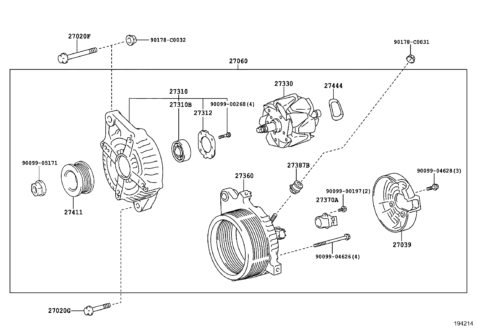  YARIS |  ALTERNATOR