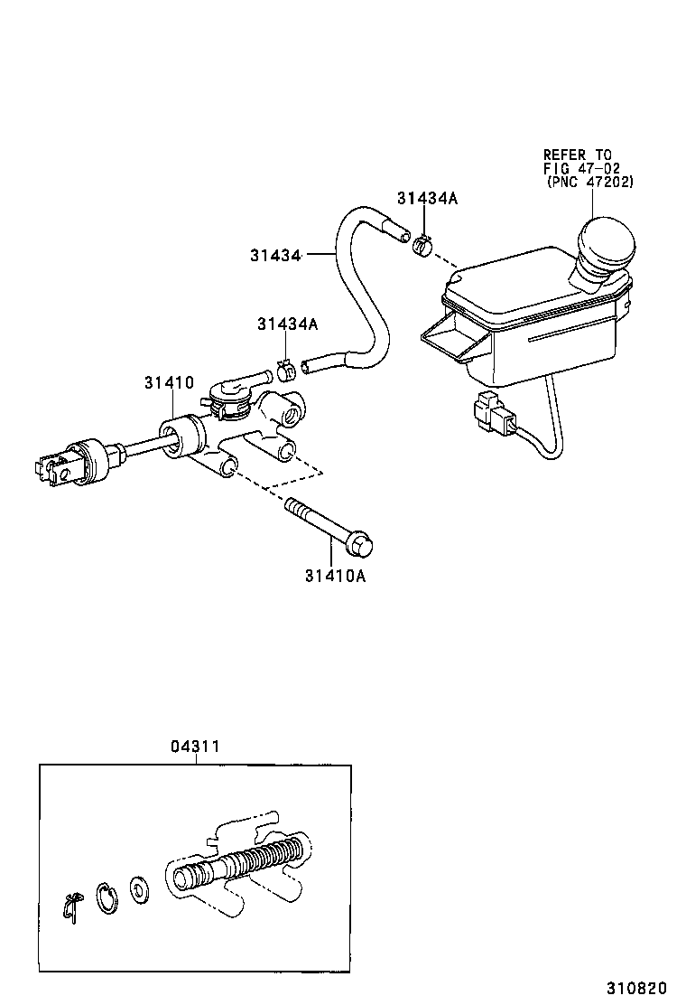  DYNA |  CLUTCH MASTER CYLINDER