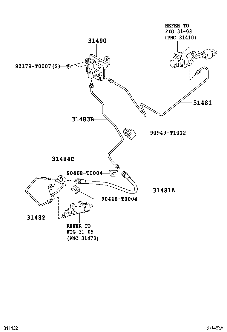  INNOVA KIJANG INNOVA |  CLUTCH PEDAL FLEXIBLE HOSE