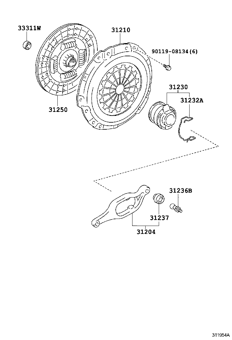  LAND CRUISER 200 |  CLUTCH RELEASE FORK