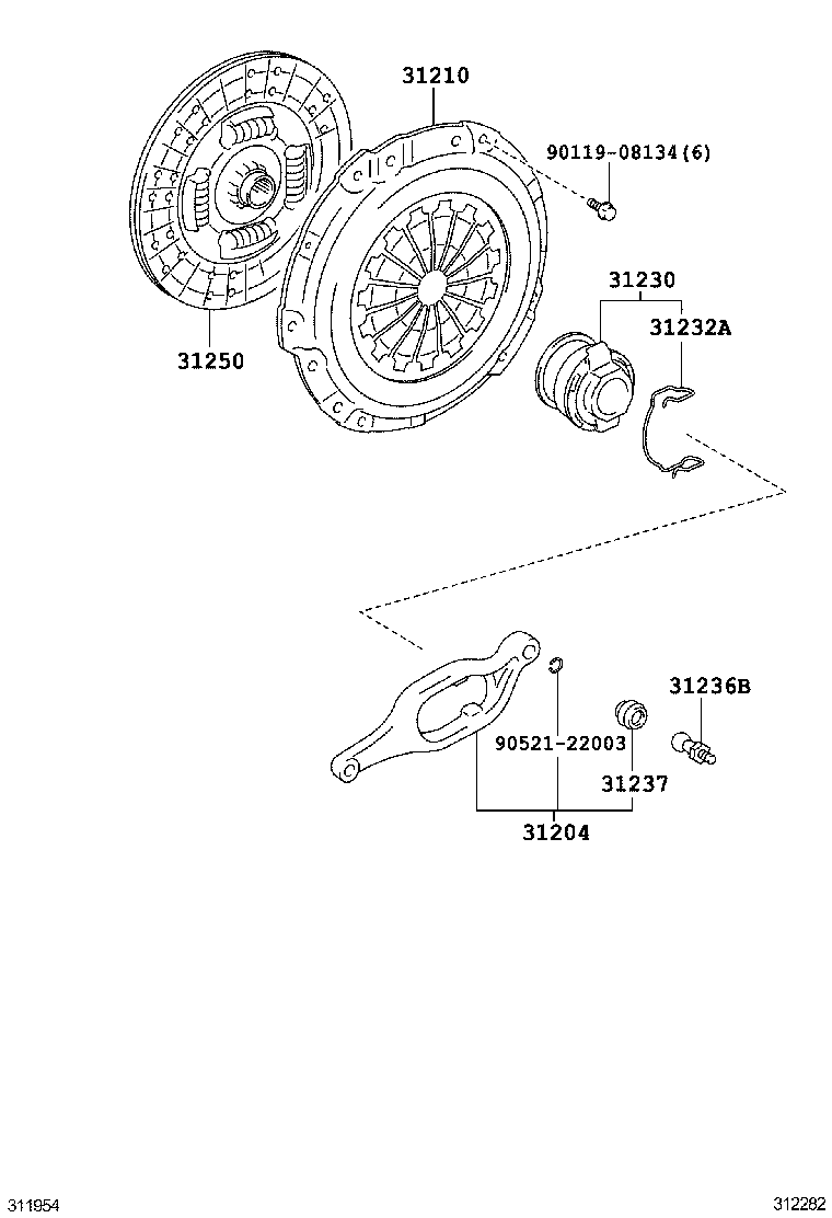  LAND CRUISER PRADO |  CLUTCH RELEASE FORK