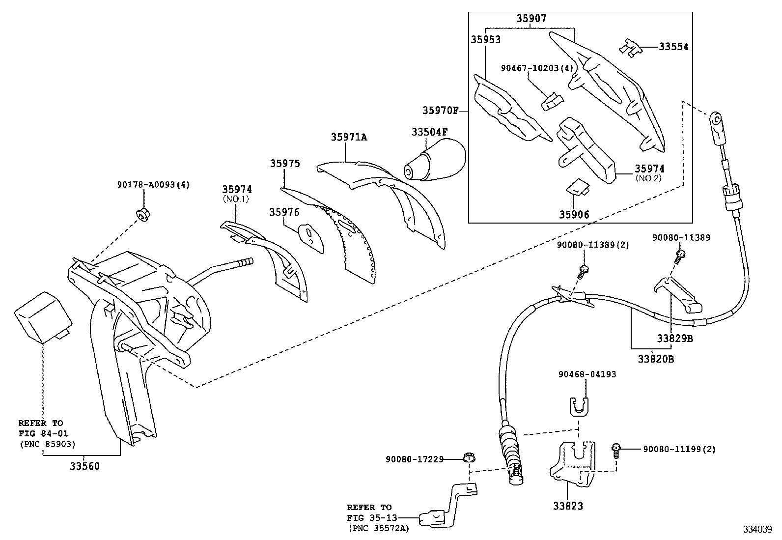  SIENNA |  SHIFT LEVER RETAINER