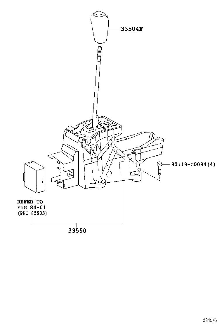  LAND CRUISER PRADO |  SHIFT LEVER RETAINER