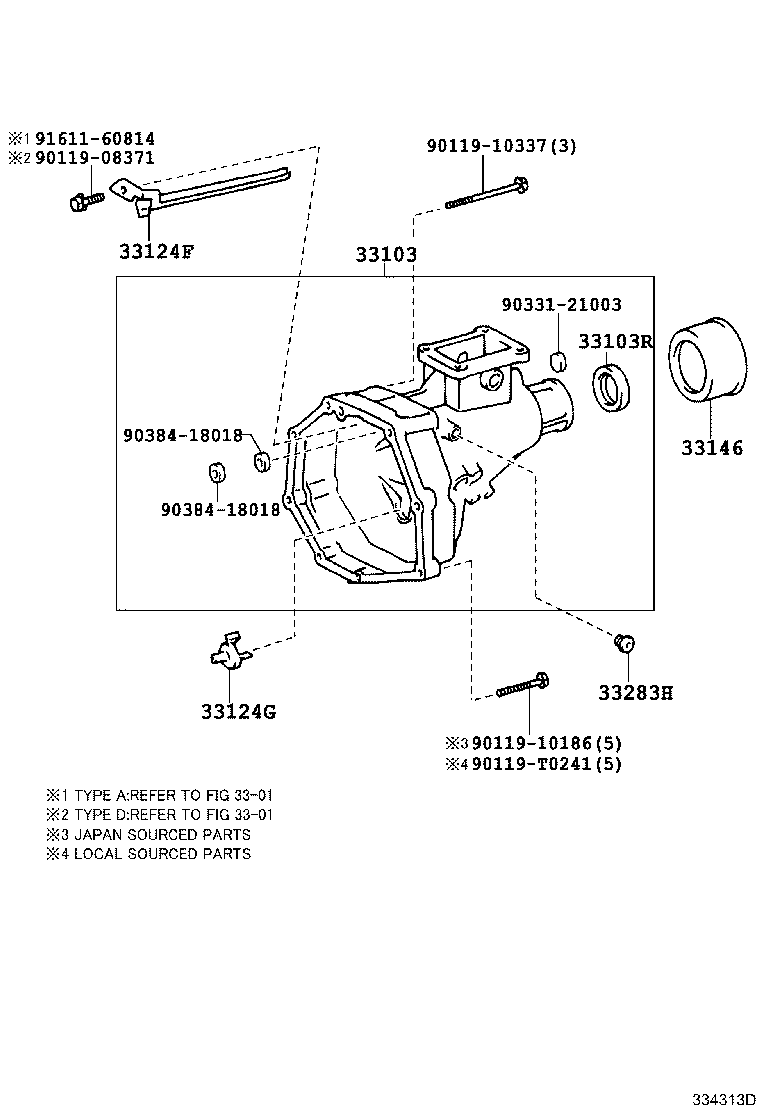  HILUX |  EXTENSION HOUSING MTM