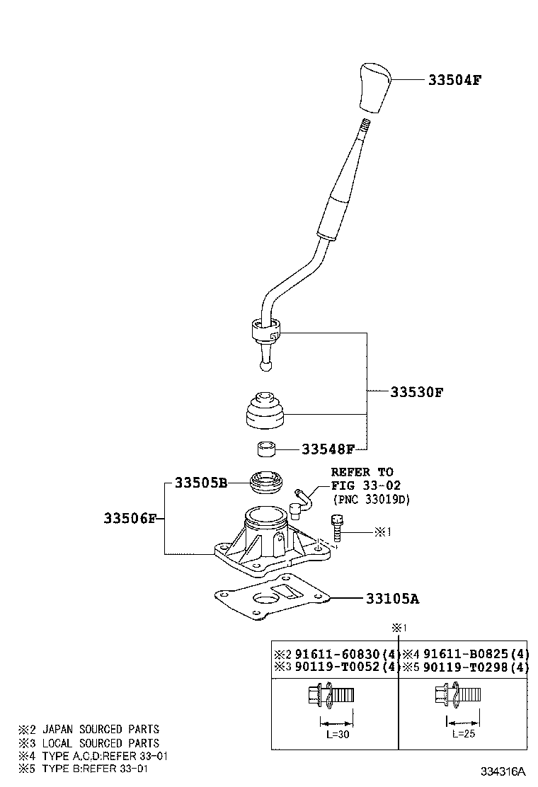  HILUX |  SHIFT LEVER RETAINER