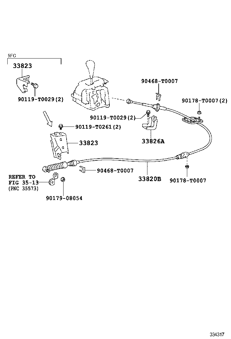  HILUX |  SHIFT LEVER RETAINER