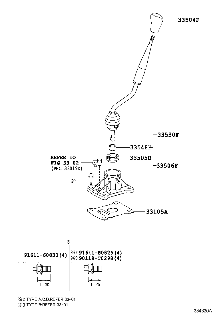  FORTUNER |  SHIFT LEVER RETAINER