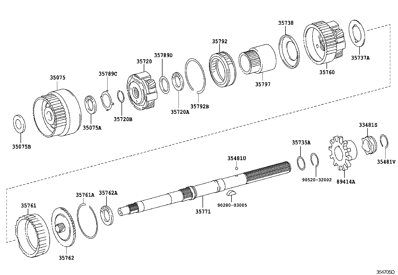 INNOVA KIJANG INNOVA | PLANETARY GEAR REVERSE PISTON COUNTER GEAR ATM