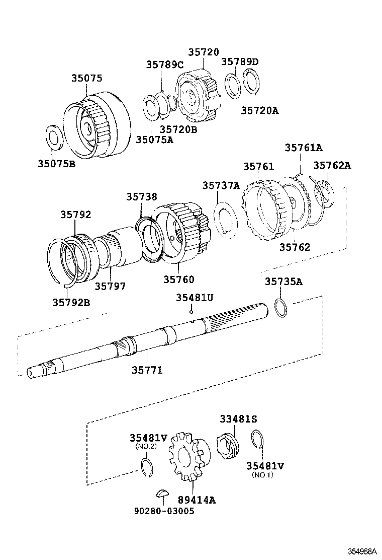  HIACE |  PLANETARY GEAR REVERSE PISTON COUNTER GEAR ATM