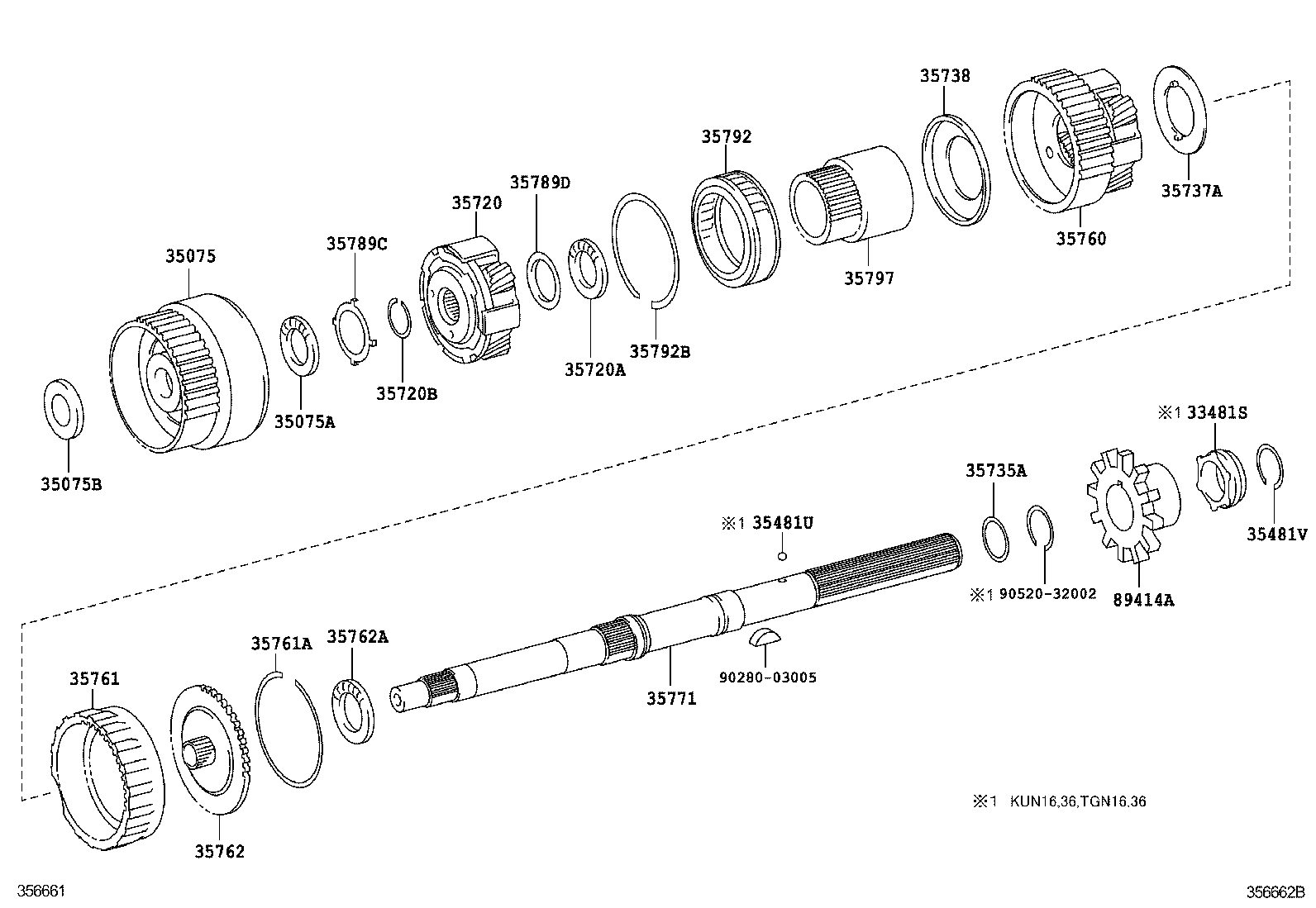 HILUX | PLANETARY GEAR REVERSE PISTON COUNTER GEAR ATM