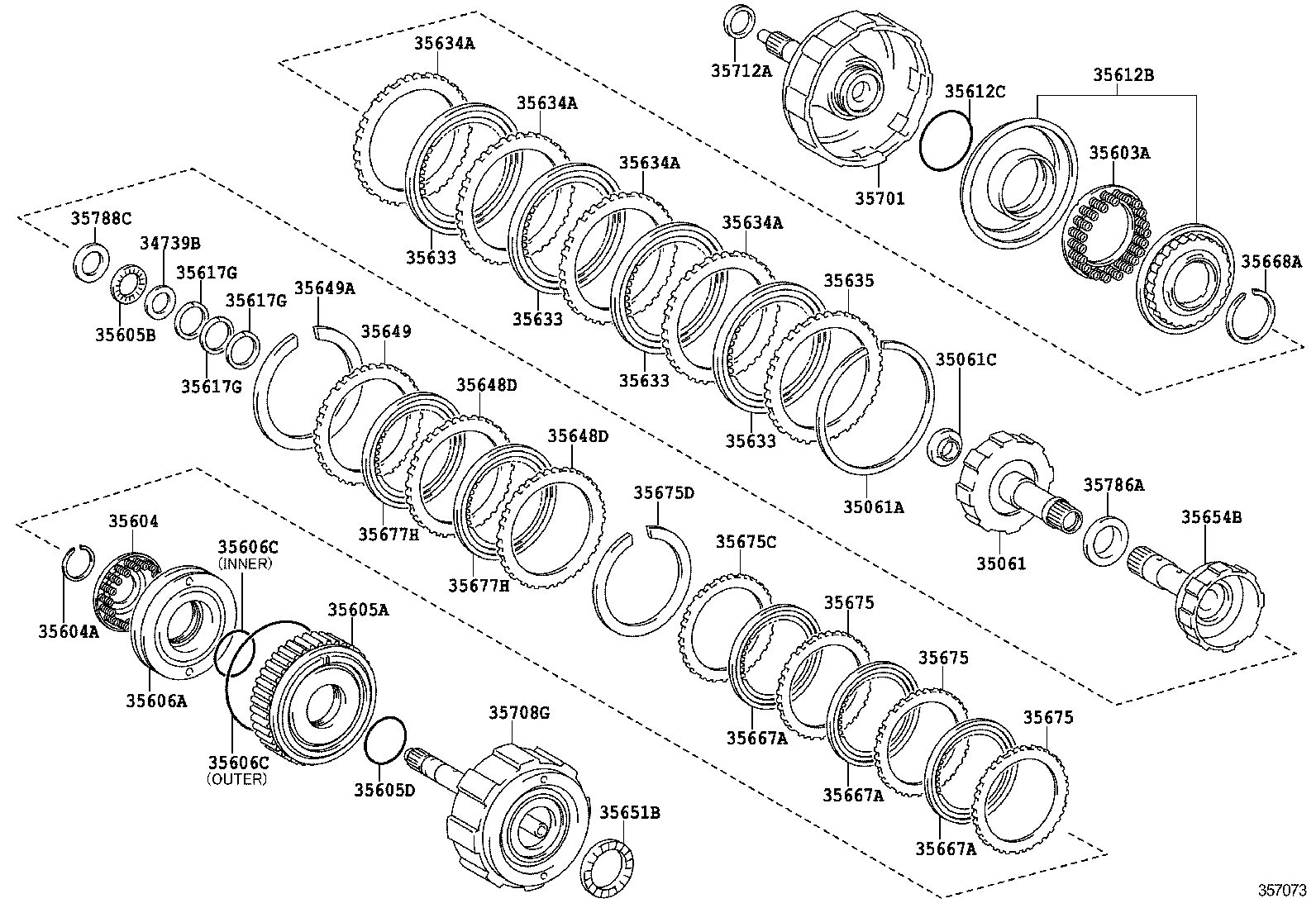  YARIS |  BRAKE BAND MULTIPLE DISC CLUTCH ATM